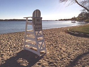 No Lifeguard on Duty at Wayzata Beach in Nov.