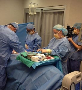 Dr. Bashioum in surgery, Wayzata, MN