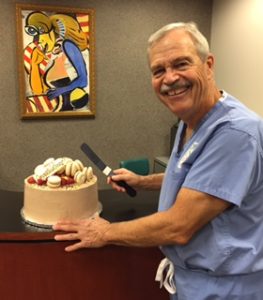 DR. Bashioum celebrates Top Doc w staff